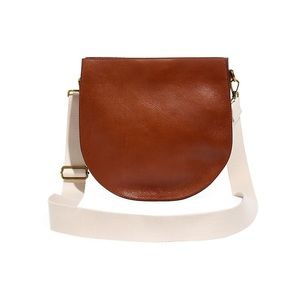 Madewell - The Transport Saddlebag Leather Extra Strap Purse Extension Keychain
